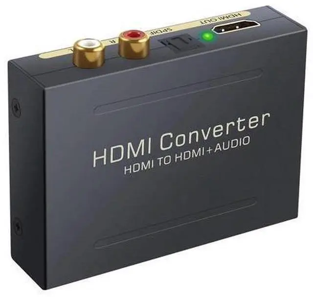 Main image of 1080P HDMI Audio Extractor Converter HDMI to HDMI and Optical TOSLINK SPDIF + 3.5mm Stereo Audio Extractor For PC PS4 TV Box DVD
