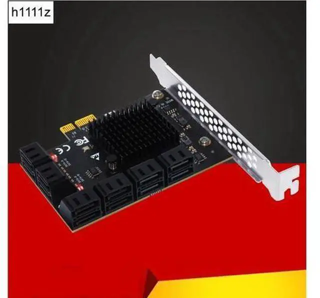 Main image of PCIE to SATA Expansion Card Adapter PCI E PCI Express 3.0 1X 12 Port SATA3 Multiplier Controller SATA 3 HDD SSD Riser for Mining
