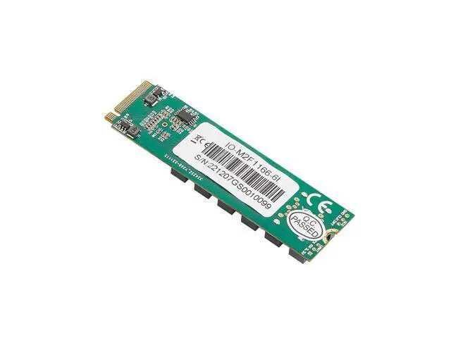 Alt view image 4 of 6 - NVME TO SATA Expansion Card Adapter Riser M2 NGFF M.2 M Key to 6 Port SATA3.0 HDD SSD Controller 6Gb SATA Multiplier Add On Card