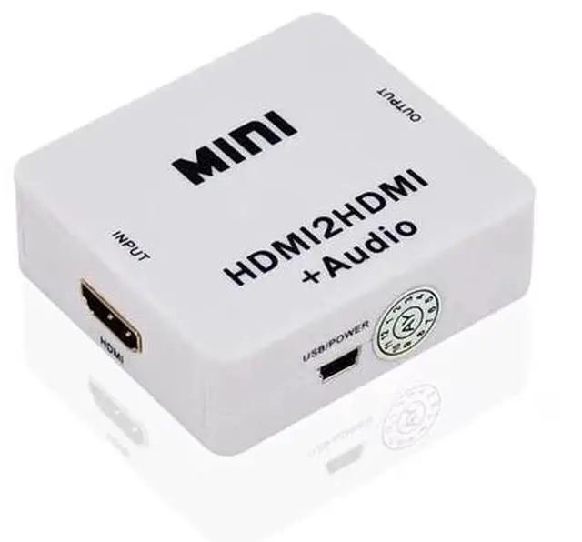 Main image of HDMI Audio Extractor 1080P HDMI to HDMI 3.5mm Audio Adapter with 3.5mm jack AUX Stereo Audio Separate Output For PC Laptop HDTV