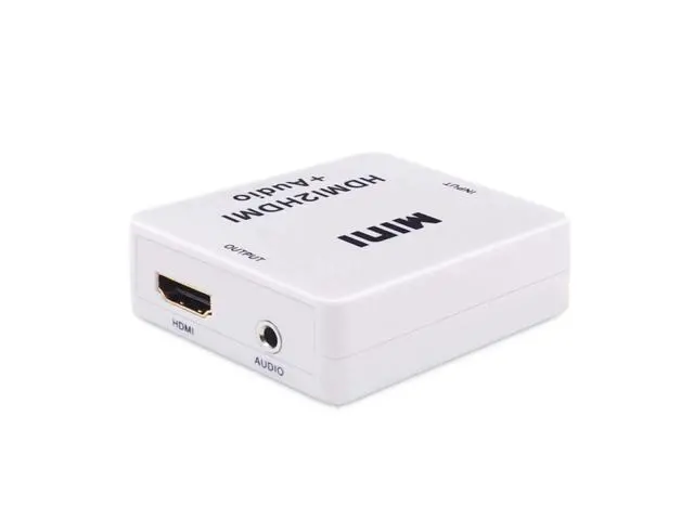Alt view image 6 of 6 - HDMI Audio Extractor 1080P HDMI to HDMI 3.5mm Audio Adapter with 3.5mm jack AUX Stereo Audio Separate Output For PC Laptop HDTV