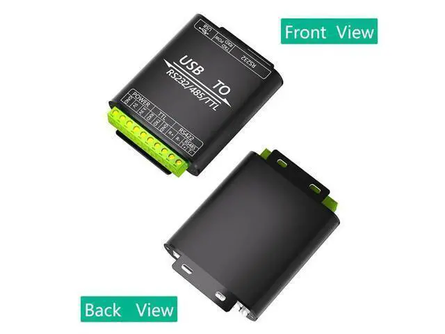 Alt view image 3 of 6 - USB to RS232/485/422/TTL Converter Adapter CP2102 Chip Industrial Grade Isolated 3.3/5V Voltage Translator + Multiple Protection