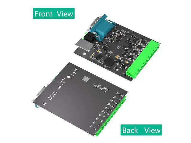 Alt view image 4 of 6 - USB to RS232/485/422/TTL Converter Adapter CP2102 Chip Industrial Grade Isolated 3.3/5V Voltage Translator + Multiple Protection