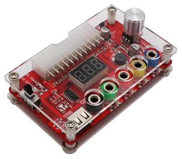 Main image of 24 Pin Regulator Adapter Desktop Computer PC Transfer Board Power Supply Circuit Outlet Module