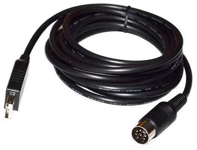 Alt view image 2 of 6 - FTDI FT232RL USB TO DIN 8 PIN MALE CONNECTOR CONVERTER SERIAL DEBUG DOWNLOAD COMMUNICATION CABLE FOR NIDEK AR RT SERIES TO PC 3M Length