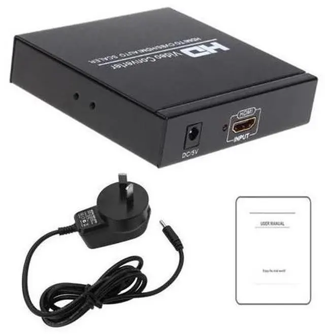 Main image of HDMI to HDMI + AV Converter 1080P HDMI to 3RCA CVBS AV Composite Video Audio Scaler Adapter for Monitor TV Projector Camera(With AU Plug)