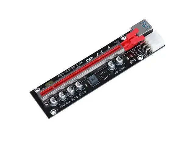 Alt view image 2 of 6 - 6PCS PCIE Riser for Video Card Graphic Card GPU Mining 6 Pin Power PCI-E 16X Riser PCI Express X16 Adapter for BTC Bitcoin Miner