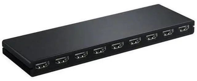 Main image of 4K 1x8 HDMI Splitter 1 in 8 out HDMI Distributor Video Audio Converter 1 HDMI Source to 8 Display for DVD PS3/4 Camera Laptop PC(With UK Plug) (ABS 4K 1x8)