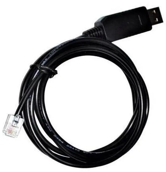 Main image of FTDI FT232RL USB TO J5 A 6-PIN RJ-12 RJ-11 CONNECTOR RS232 SERIAL COMMUNICATION CABLE FOR S200 SYNQNET CAN BASE UNIT AC DC DRIVE (1.8M Length)