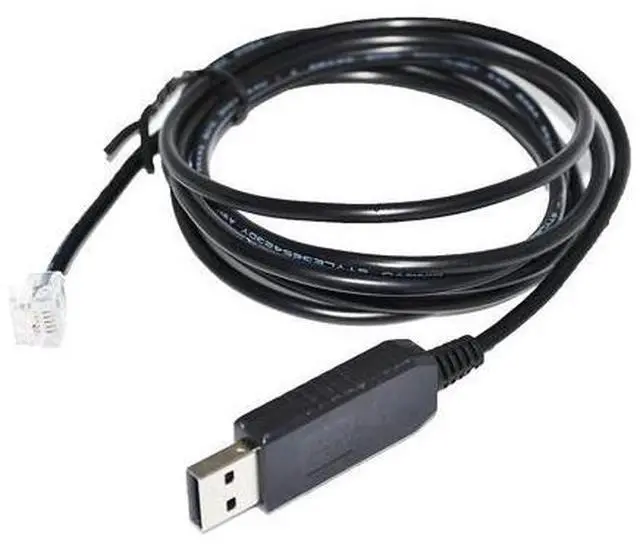 Main image of FTDI FT232RL RS232 USB TO RJ11 RJ12 6P4C PLUG ADAPTER EUROTHERM CONTROLLER COMMUNICATION CABLE DEBUGGING CONFIGURATION KABLE 3M Length