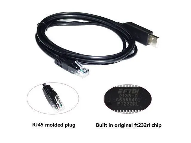 Alt view image 2 of 6 - FTDI FT232RL CHIP USB TO RJ45 RS485 CONVERTER SERIAL HOST COMMUNICATION CABLE FOR SUNSYNK SUN HYBRID SOLAR MPPT INVERTER TO PC (Transparent USB Case) 0.8M Length(1.8M Length)
