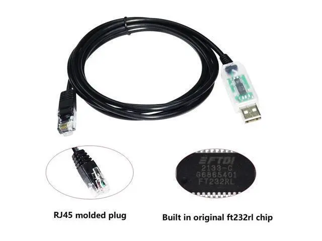 Alt view image 4 of 6 - FTDI FT232RL CHIP USB TO RJ45 RS485 CONVERTER SERIAL HOST COMMUNICATION CABLE FOR SUNSYNK SUN HYBRID SOLAR MPPT INVERTER TO PC (Transparent USB Case) 0.8M Length(1.8M Length)