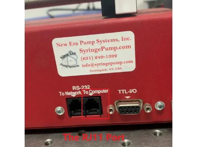 Alt view image 6 of 6 - FTDI FT232RL CHIP USB TO RJ11 PLUG RS232 CONVERTER SERIAL COMMUNICATION CABLE FOR NEW ERA NE SERIES PROGRAMMABLE SYRINGE PUMP 7M Length(3.6M Length)