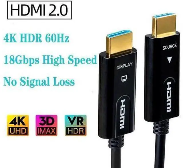 Main image of HDMI Cable 2.0 Optical Fiber HDMI 4k 60HZ 15M Cable HDMI Support 4K 3D for HDR TV LCD Laptop PS3 Projector Computer(15M,50ft)