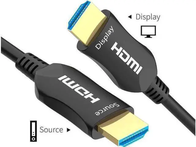 Alt view image 6 of 7 - 33FT Fiber Optic HDMI 2.0b Cable, 4K@60Hz 18.2Gbps High Speed HDMI Cord Support ARC HDCP2.2 3D 4:4:4 Color Sampling