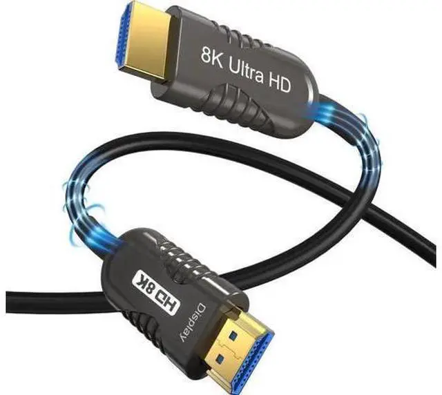 Main image of 8K@60Hz Fiber Optic HDMI Cable 10 ft / 3m - Supporting 8K@60Hz 7680x4320, 4K@120Hz) eARC HDR10 HDCP 2.2 & 2.3 3D - Designed for Xbox, Compatible with PS5, Apple TV, PC 10 ft.