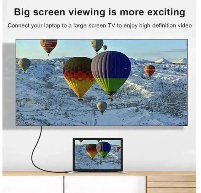 Alt view image 4 of 7 - 100FT/30M Nylon Braided AOC Fiber Optic HDMI 2.1 Cable, 48Gbps Ultra High Speed Supports 8K@60Hz 4K@120Hz Dynamic HDR10 eARC HDCP 2.2 YCbCr 4:4:4
