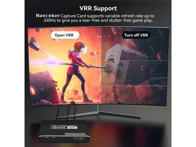 Alt view image 5 of 7 - 2K 144FPS HDMI Audio Video Capture Card, 4K@60fps Recording & 4K HDMI Loop-Out with Mic Input, Live Stream Capture Device for Gaming Streaming Video Conference Compatible with Switch PS4 OBS Camera PC