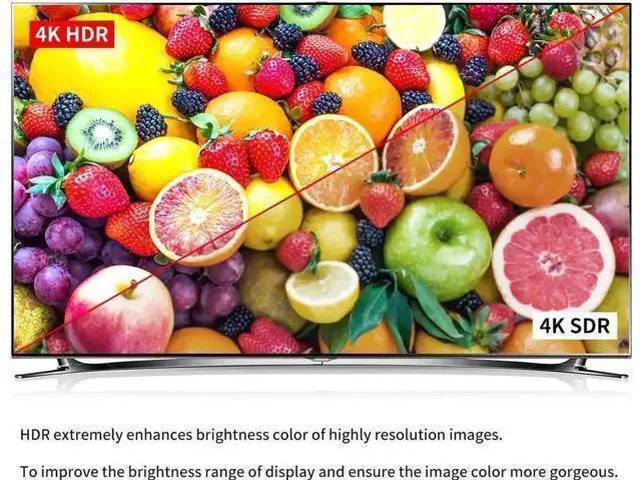 Alt view image 6 of 6 - 330FT/100M Slim Flexible Fiber Optic HDMI 2.0b Cable, 18Gbps High Speed Supports 4K@60Hz HDR Dolby Vision ARC 3D HDCP 2.2 YCbCr 4:4:4 for Switch Projector Roku