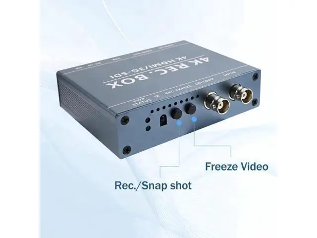 Alt view image 5 of 7 - 3G SDI 4K HDMI DVI Audio Video Capture Recorder SDI Loop Out 1080P Output for Live Stream Broadcast Teaching