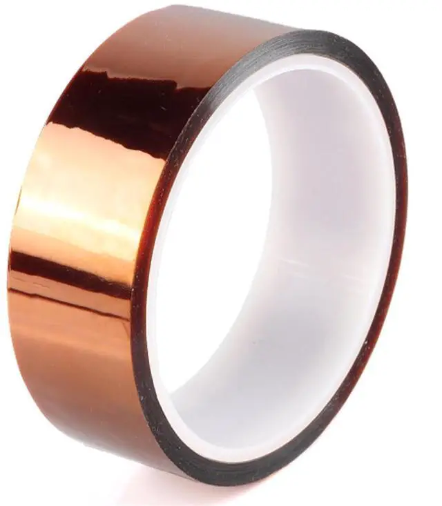 Main image of High-Temperature Polyimide Tape with Silicone Adhesive - 1/8'', 1/4'', 1/2'', 1'' Multi-Size Bundle for Masking, Soldering, Electronics