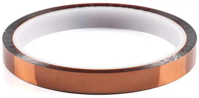 Main image of High-Temperature Polyimide Tape with Silicone Adhesive - 1/8'', 1/4'', 1/2'', 1'' Multi-Size Bundle for Masking, Soldering, Electronics