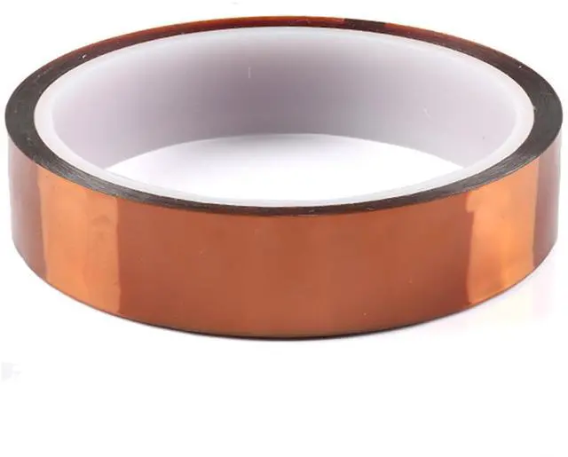 Main image of High-Temperature Polyimide Tape with Silicone Adhesive - 1/8'', 1/4'', 1/2'', 1'' Multi-Size Bundle for Masking, Soldering, Electronics