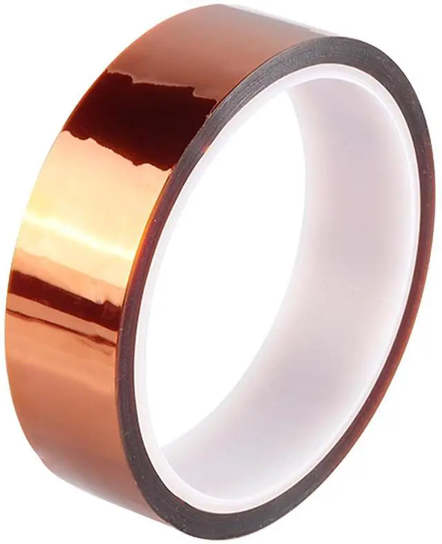 Main image of High-Temperature Polyimide Tape with Silicone Adhesive - 1/8'', 1/4'', 1/2'', 1'' Multi-Size Bundle for Masking, Soldering, Electronics