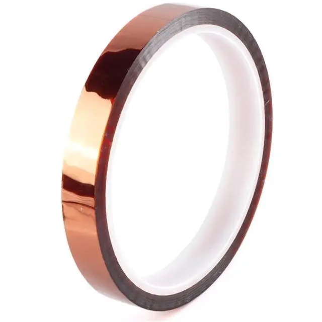 Main image of High-Temperature Polyimide Tape with Silicone Adhesive - 1/8'', 1/4'', 1/2'', 1'' Multi-Size Bundle for Masking, Soldering, Electronics