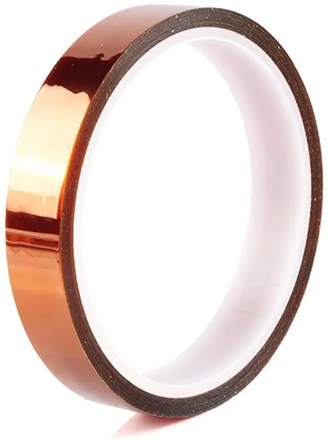 Main image of High-Temperature Polyimide Tape with Silicone Adhesive - 1/8'', 1/4'', 1/2'', 1'' Multi-Size Bundle for Masking, Soldering, Electronics