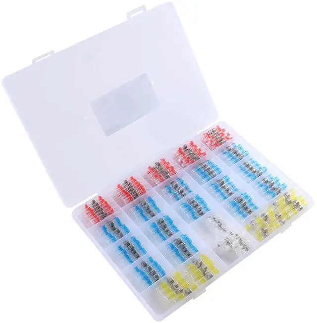 Main image of 330PCS Solder Seal Wire Connectors Kit,Waterproof Butt Connectors 26-10 Gauge Marine Grade Heat Shrink Wire Connectors,Insulated Electrical Connectors Butt Splice