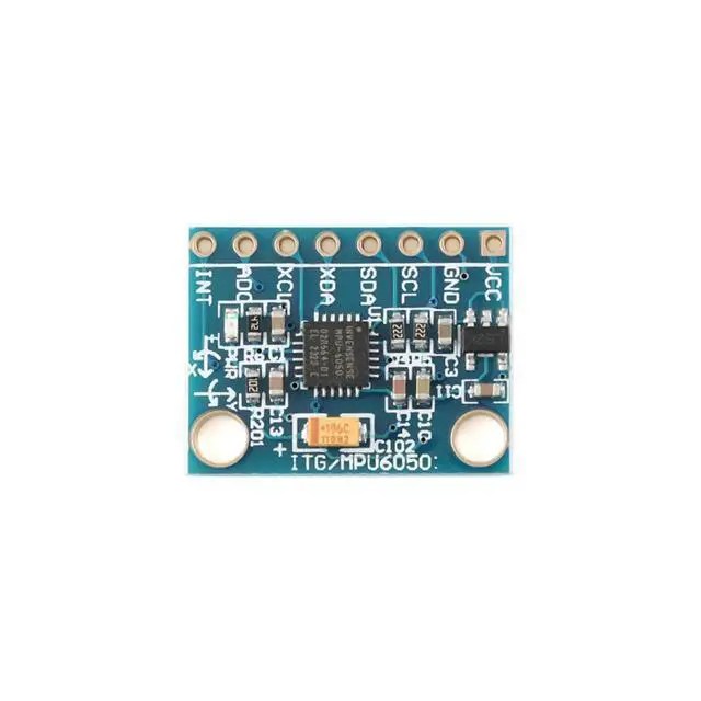 Alt view image 4 of 5 - 3 Pcs MPU-6050 9-Axis Motion Sensor, 3 Axis Gyroscope & 3 Axis Accelerometer, I2C/SPI Interface 16-bit ADCs Embedded DMP Temperature Sensor DC 3-5V