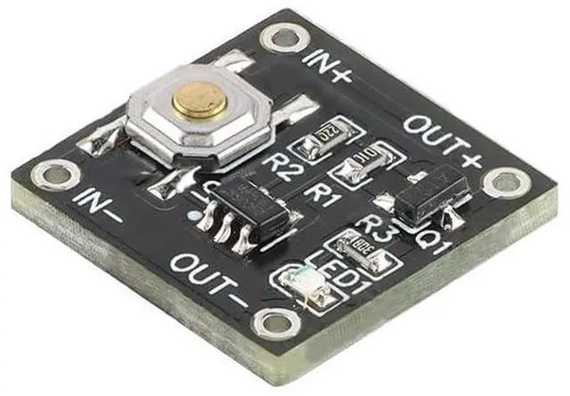 Alt view image 3 of 6 - 3PCS Single Bond Button Bistable Switch Module 2.2-5V 0.5uA Continuous Load 2A Low Power Micro One Key Switch YR-1006