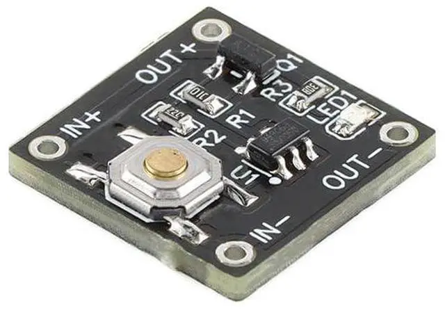 Alt view image 2 of 6 - 3PCS Single Bond Button Bistable Switch Module 2.2-5V 0.5uA Continuous Load 2A Low Power Micro One Key Switch YR-1006