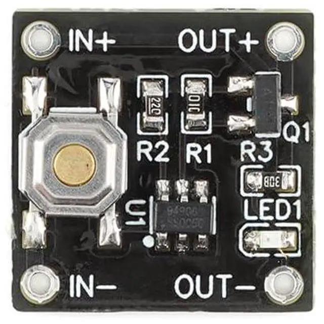 Alt view image 4 of 6 - 3PCS Single Bond Button Bistable Switch Module 2.2-5V 0.5uA Continuous Load 2A Low Power Micro One Key Switch YR-1006