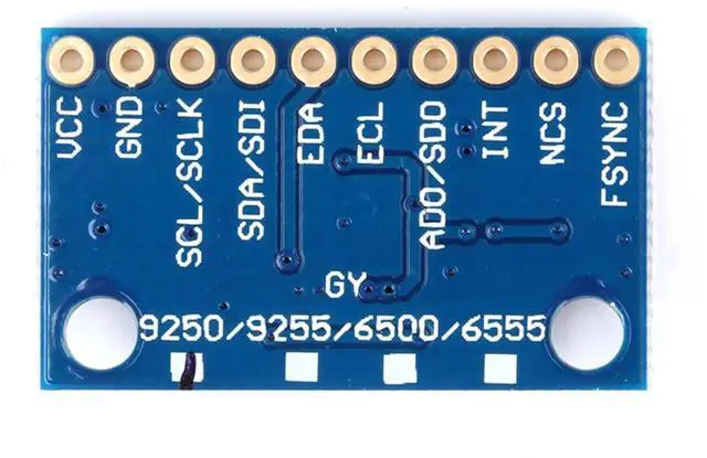 Alt view image 5 of 5 - MPU9250 9-Axis 16-Bit Sensor Module with Gyroscope, Accelerometer, Magnetometer for Attitude Detection, IIC/SPI Interface