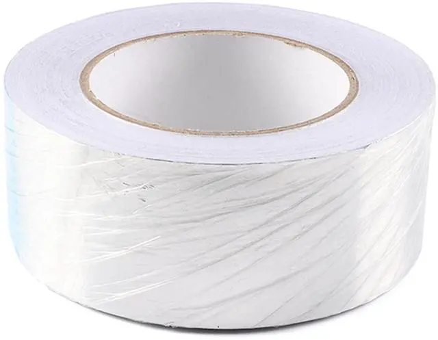 Main image of 2 inch x 130 Feet Aluminum Foil Duct Sealing Tape, 3.9 Mil, High-Temperature Heavy-Duty Silver HVAC Tape for Ductwork Dryer Vent