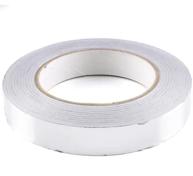 Main image of 0.8 inch x 130 Feet Aluminum Foil Duct Sealing Tape, 3.9 Mil, High-Temperature Heavy-Duty Silver HVAC Tape for Ductwork Dryer Vent