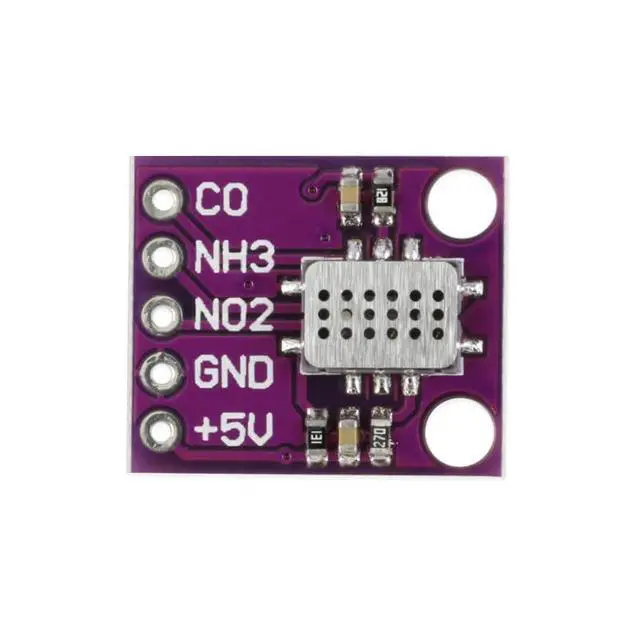 Alt view image 4 of 5 - MICS-6814 Gas Sensor Module Air Quality Detection Sensor Carbon Monoxide CO Nitrogen Dioxide NO2 Ammonia NH3 Gas Detector Module for Arduino