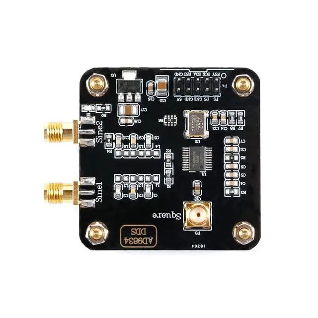 Alt view image 3 of 4 - AD9834 DDS High-Speed Signal Generator Module Sine Wave Triangular Wave Signal Generator DDS Sweep Source DC-5V 75MHz