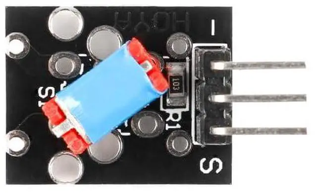 Alt view image 4 of 6 - 5Pcs KY-020 Tilt Switch Sensor Module Tilt Angle Switch Module Vibration Switch Sensor Module