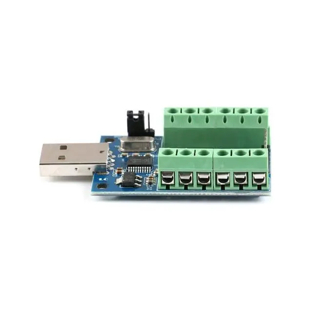 Alt view image 3 of 6 - 10-Channel ADC Data Acquisition Module 12Bit AD Sampling Module STM32F103C6T6 Analog Digital USB Interface STM32 UART Communication Analog Digital Module