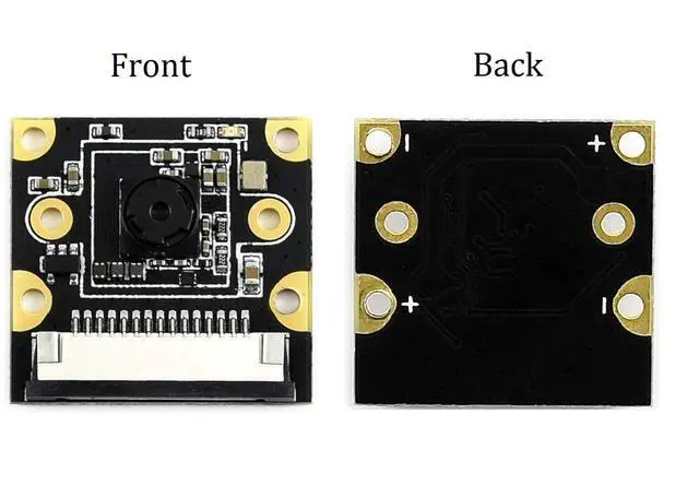 Alt view image 3 of 7 - Compatible with NVIDIA Jetson Nano Camera IMX219-77IR 8-Megapixels Infrared Night Vision IR Camera Module 3280 × 2464 Resolution with IMX219 Sensor Suit for AI Projects
