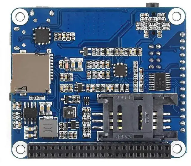 Alt view image 3 of 7 - 4G/3G/2G/GSM/GPRS/GNSS HAT Module for Raspberry Pi /4B/3B+3B/2B/Zero/Zero W/Zero WH/Jetson Nano Based on SIM7600G-H Support LTE CAT4 up to 150Mbps for Downlink Data Transfer,the Global Version