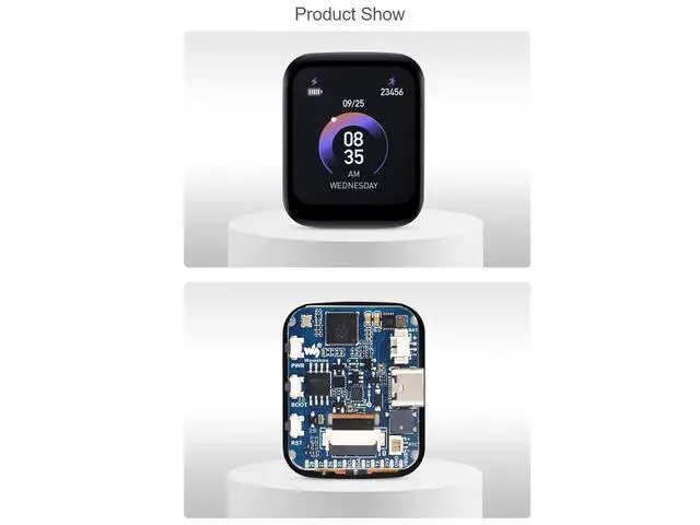 Alt view image 6 of 7 - RP2040 Microcontroller Development Board with 1.69inch Touch LCD 240×280 Pixels 262K RGB Color Display, Based on Raspberry Pi RP2040,Accelerometer and Gyroscope Sensor