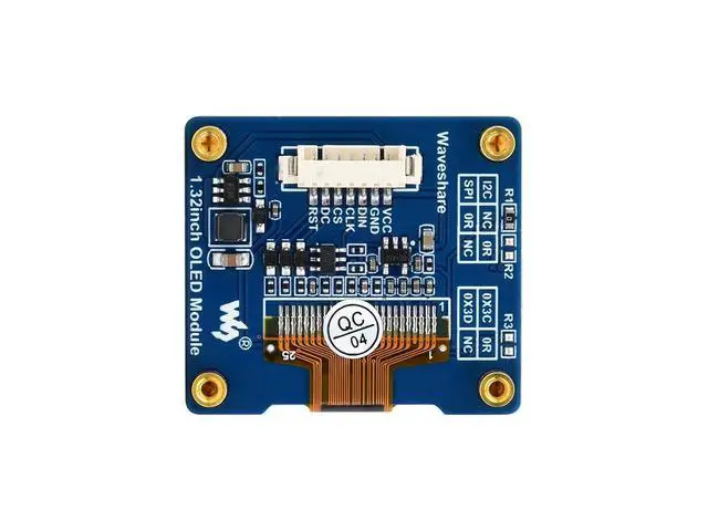 Alt view image 2 of 7 - 1.32inch OLED Display Module, 128x96 Pixels 16 Gray Scale OLED Display,Compatible with Raspberry Pi/Arduino/STM32,SPI/I2C Interface,SSD1327 Driver