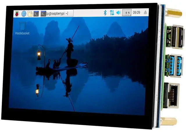 Alt view image 6 of 7 - Compatible with Raspberry Pi Touchscreen 5inch DSI LCD Touch Screen 800×480 Resolution TFT LCD Display Monitor for Raspberry Pi Model 4B/3B+/3A+/3B/2B/B+/A+,CM3/3+