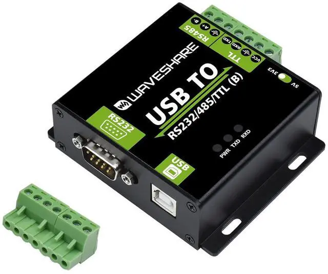 Main image of USB to RS232/RS485/TTL(UART) Interface Converter Industrial Isolated USB Converter Adapter Adopt Original CH343G Inside,Protection Circuits,Stable Transmission,Multiple Devices Applicable