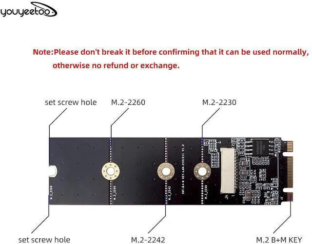 Alt view image 4 of 7 - i226-V Gigabit 2.5G Ethernet Server NIC Card - M.2 Interface for Enhanced Network Speeds,Support X1 X86 SBC, 10/100/1000/2500 Mbps RJ45 LAN (M.2 A + E Key,15CM)