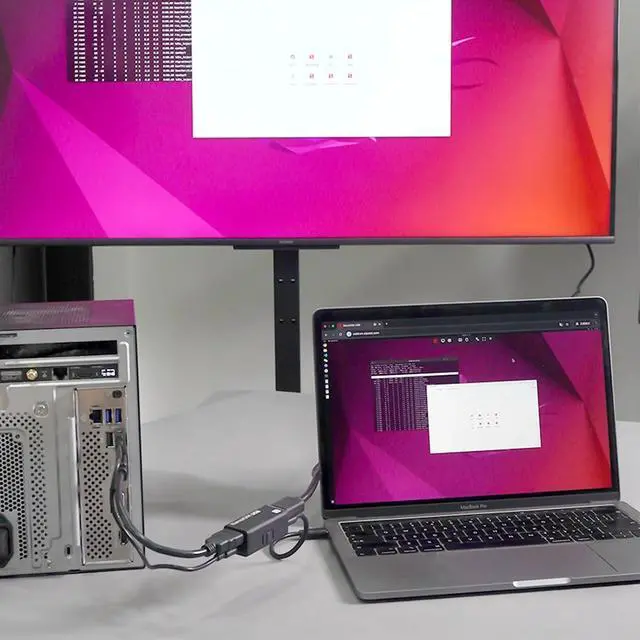 Alt view image 4 of 7 - Sipeed NanoKVM-USB, 4K KVM, Finger-Sized, for Servers/SBCs, Convenient Operation and Maintenance/Tools for Multi-Device Collaboration, USB-KVM (Blue,Tool Kit Package)
